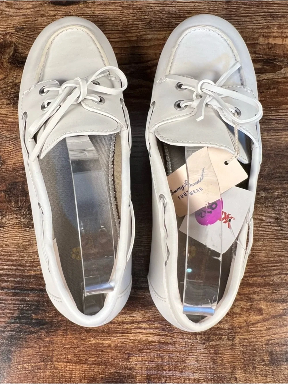 Tommy Bahama Loafer Seafairer White Faux Leather Lightweight Shoes NEW women 8.5